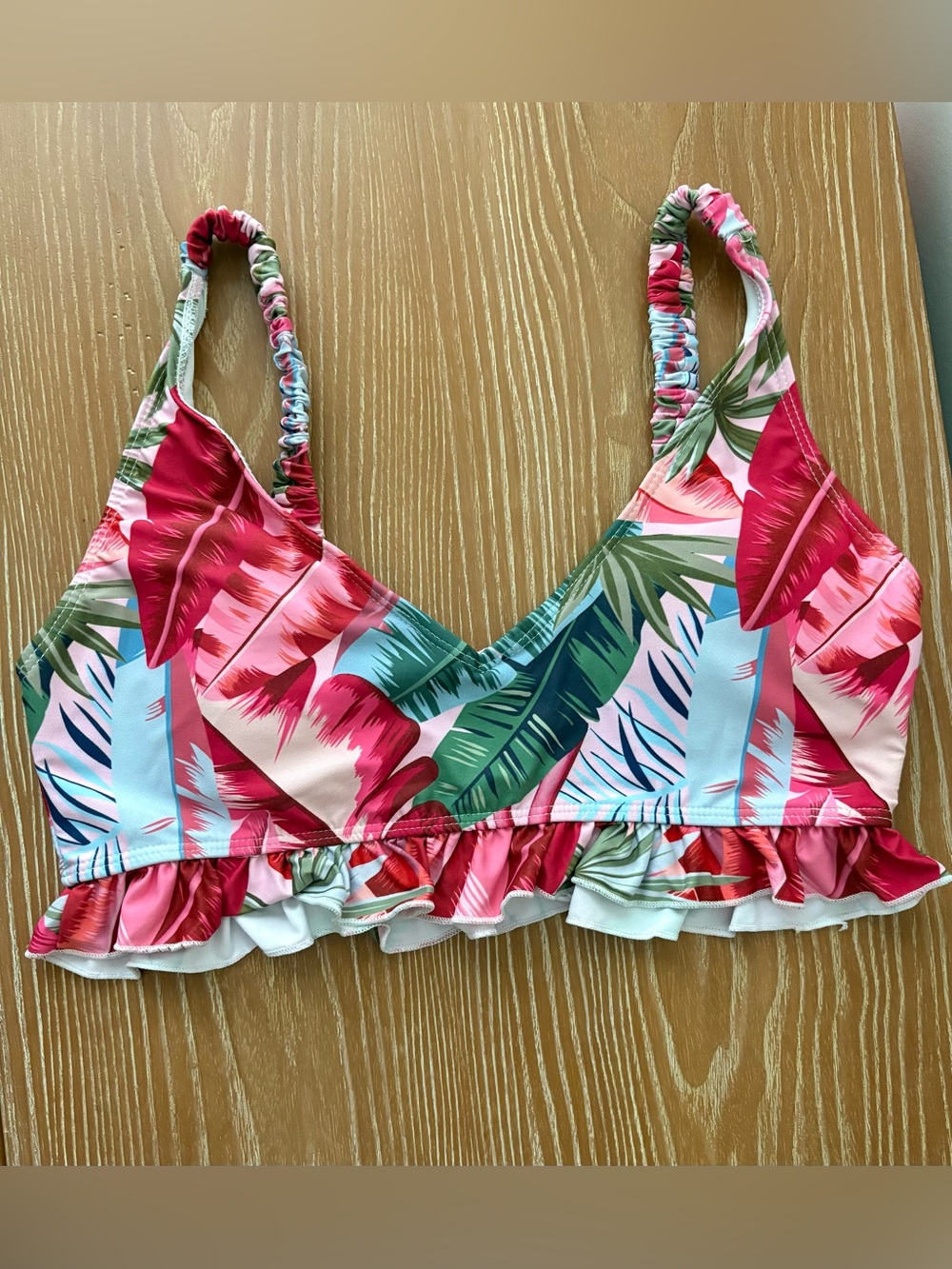 SHEIN Ruffle Bikini Top